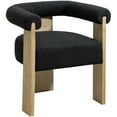 thumbnail image 1 of Meridian Furniture Barrel Black Dining Chair, 1 of 7