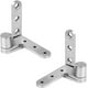 thumbnail image 1 of 2 bisagras de puerta pivotante, espesor 3 mm, acero inoxidable 201 de servicio pesado incrustadas Bisagras de puerta pivotante desplazadas con eje de 270 grados para puertas, ventanas y gabinetes, 1 of 5