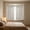 Khaki KH, variant on Naittoop Linen Short Curtains Semi Sheer Light Filtering Solid Color 30x36 Inch White 2 Panels Kitchen Window Privacy