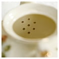 thumbnail image 3 of European bone china teapot, vintage flower teapot, vintage ceramic coffee pot with golden side, heat-resistant kettle for party cafe afternoon tea, 3 of 9