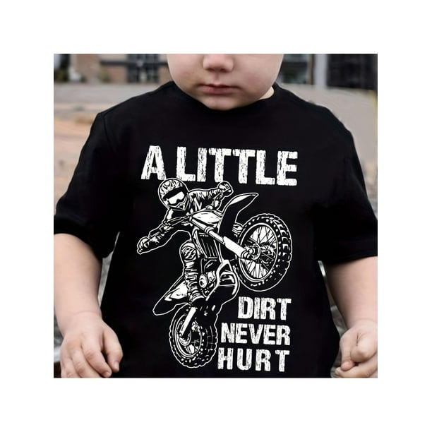 boys summer fashion 100% Cotton T-shirt-fashion off-road motorcycle printing, cartoon short sleeve casual top