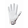 thumbnail image 2 of Guante de bateo de softball Mizuno F-257 para mujer, tamaño mediano, blanco y negro, 2 of 5