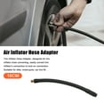 thumbnail image 2 of Adaptador de mandril de manguera de extensión de inflador de neumáticos roscado de 16 cm, tubo de bomba de aire, válvula de neumático, tubo de conexión negro para coche, camión, bicicleta, MTB, goma de cobre Unique Bargains mandriles de llantas, 2 of 7