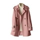 thumbnail image 2 of Ailaofu Women's Solid Color Lapel Double-Breasted Belted Long-Sleeved Street Style Trench Coat, 2 of 7