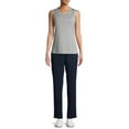 thumbnail image 3 of Athletic Works Women's Athleisure Core Knit Pants Available in Regular and Petite, 3 of 6