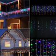 thumbnail image 2 of 5m 216 Led Icicle String Light Curtain Fairy Lights Wedding Party Waterfall Home Decor-ksize, 2 of 2