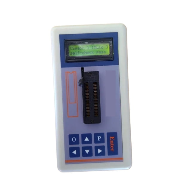 AB47-1Set Transistor Tester Online Maintenance Digital LED Transistor IC Chips Tester IC Tester (A)