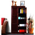 thumbnail image 2 of Bowery Hill Traditional 60" Wood Storage Cabinet with 4-Shelves in Cherry, 2 of 9