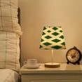thumbnail image 6 of Ryvnso LED Bedside Table Lamp Checkered Geometric Bedroom Desk Lamps Nightstand Lampshade M, 6 of 7