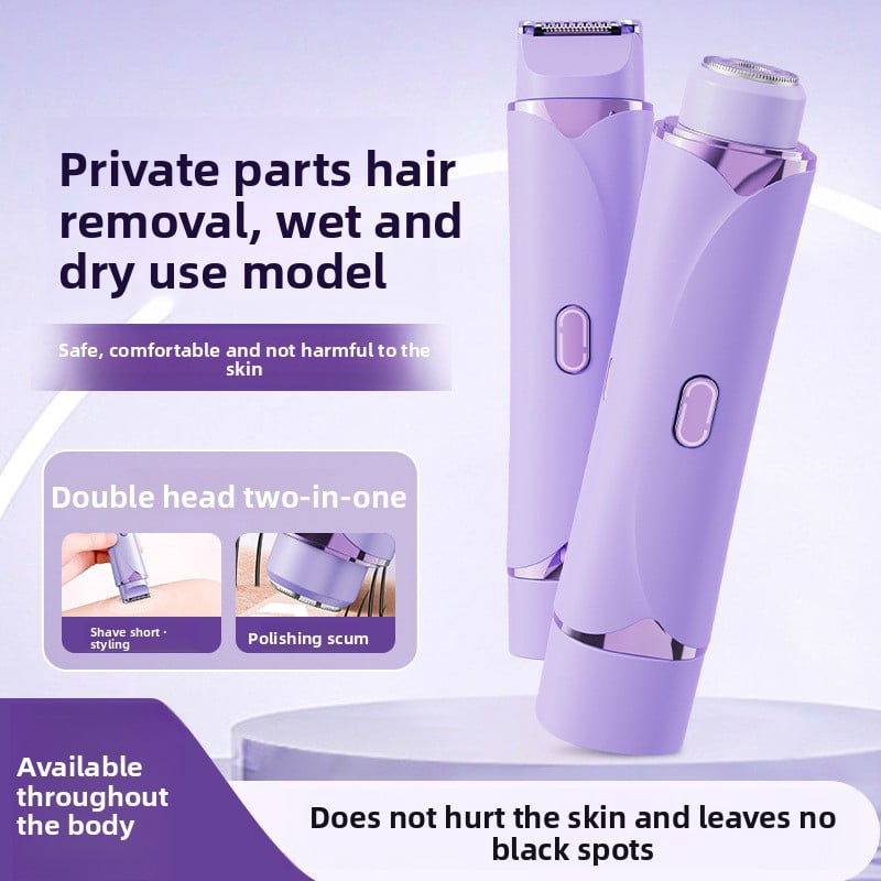 Private Area Shaver Electric Hair Trimmer for Men and Women, Special for Intimate Pubic Hair and Underarm Hair Removal Machine for Women