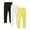 Yellow, variant on Lmnyox 3 Pack Yoga Pants for Girls Lightweight Stretchy Full Length Leggings Kids Solid Casual Tights Pants