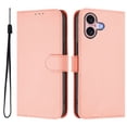 thumbnail image 2 of Compatible with iPhone 16 Wallet Case with RFID Blocking Credit Card Holder, PU Leather Folio Flip Kickstand Protective Shockproof Anti-fall Phone Case Cover Women Men,Pink, 2 of 11