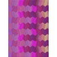 thumbnail image 1 of Ahgly Company Indoor Rectangle Patterned Violet Red Pink Novelty Area Rugs, 7' x 10', 1 of 6