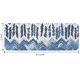 thumbnail image 7 of Blue Chevron Geometric Boho Pattern Kitchen Rug Mat,Kitchen Runner Rugs Non Skid Washable,Decorative Kitchen Floor Mats for Kitchen,Sink,Laundry,17"x47.2", 7 of 7