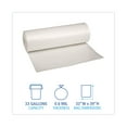 thumbnail image 2 of Boardwalk Low-Density Waste Trash Bags, 33 gal, 0.6 mil, 33 x 39, White, 25 Bags/Roll, 6 Rolls/Carton, 2 of 7