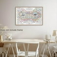 thumbnail image 3 of Healing Web Poster Chart Canvas Wall Art Horizontal Poster Print Mental Health Posters, 3 of 7