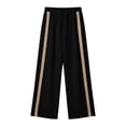 thumbnail image 4 of Edvintorg Wide Leg Lounge Pants for Women Plus Size Fashion Elastic Waisted Casual Loose Trouser with Pockets Women's Clothes Army Green XXXL, 4 of 7