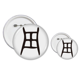 thumbnail image 1 of La inscripción Apellido caracter chino Zhou Insignia insignia botón diseño conjunto, 1 of 3