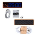 thumbnail image 1 of Gym Timer Clock Workout Timer Interval Clock Stopwatch Count Down/Up Interval Timer LED Fitness Training Timer Outdoor, 1 of 6