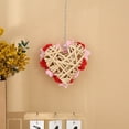 thumbnail image 5 of EUDIDV Romantic Presents Valentine's Day Love Wall Hanging Decoration Supplies Red Simulated Rose Hanging Decoration Scene Arrangement Flower Wreath Valentine's Decor, 5 of 7