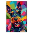 thumbnail image 3 of Kerry Blue Terrier Dog Canvas Wall Art Poster Prints Colorful Pop Animal Art Wall Decor Dog Picture Artwork Pet Dog Painting Poster for Home Bedroom Living Room Decoration Framed, 3 of 6