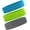 Green,Blue,Gray, variant on 3 Pack Men & Women Sweatband Headband Terry Cloth Moisture Wicking for Sports Tennis Gym Work Out