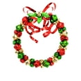 thumbnail image 2 of Hovilon Christmas Metal Jingle Bell Wreath Ornament，Christmas Tree Glitter Ornaments，Christmas Hanging Wreath for Christmas Indoor Outdoor Wall Decor, 2 of 6