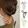 thumbnail image 2 of Women Hair Claw Hollow Out Strong Claw with Teeth Anti-slip Hair-fixed Anti-break Butterflies Shape Women Hair Grip Hair Styling Accessories, 2 of 6