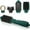 Dark Green, variant on Hair Dryer Brush Set, IG INGLAM 4 in 1 Blowout Brush, Negative Ion Detachable Hair Dryer & Styler Volumizer Hot Air Hair Dryer Brush with 2 Styling Brush Heads, Prussian Blue