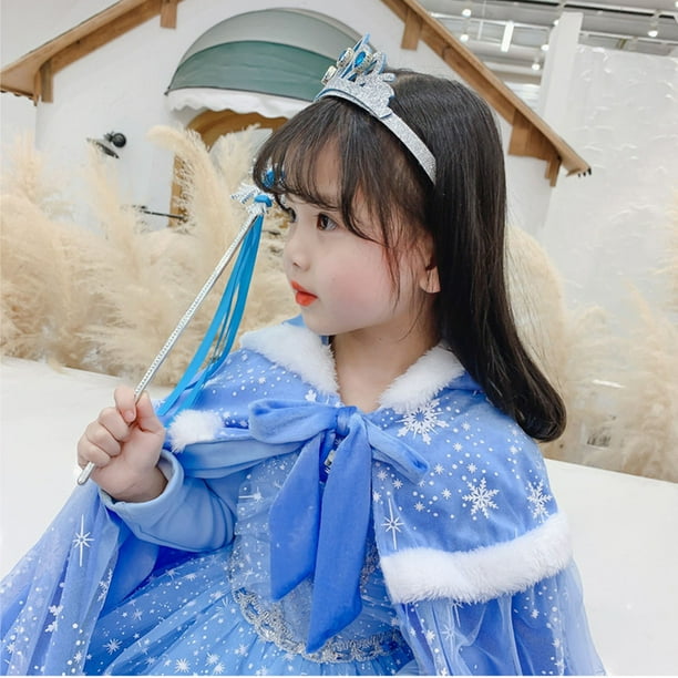 Fur Princess Hooded Cape Cloaks Costume for Girls Dress Up Walmart