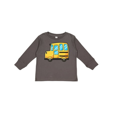 

Inktastic Cute School Bus Gift Toddler Boy or Toddler Girl Long Sleeve T-Shirt