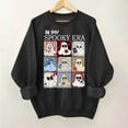 thumbnail image 2 of Aboser Womens Spooky Casual Sweatshirt Pullover Long Sleeve Tunics Going Out Cute Tops Lightweight Soft Round Neck Sweatshirts, 2 of 5