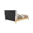 thumbnail image 5 of Meridian Furniture Ventura Cream Polyester Fabric King Bed, 5 of 6