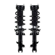 Pair of 2 Front L-R Quick Complete Strut-Coil Spring For 2014-2016 Ford Fiesta ST