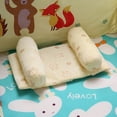 thumbnail image 2 of Almohada para bebé, algodón antivuelco, sueño infantil, previene el cojín de cabeza plana para recién nacido (amarillo), 2 of 12