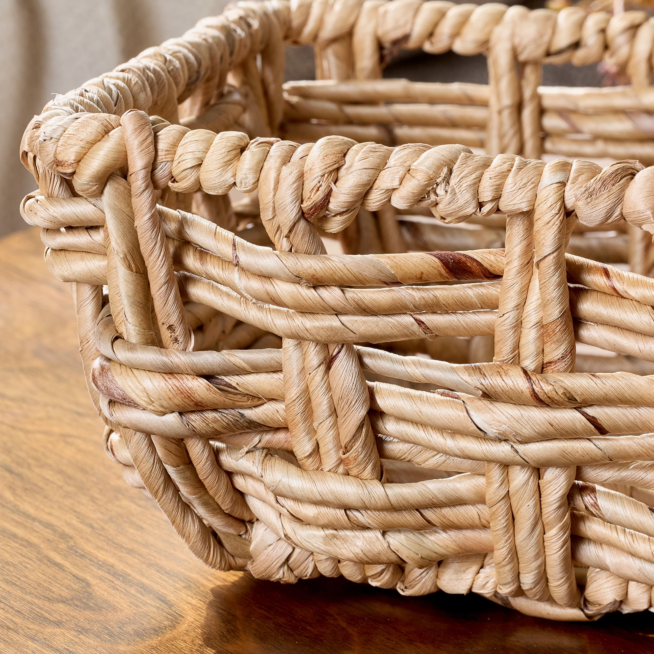 Better Homes & Gardens Rectangle Modern Open Weave Basket