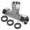 thumbnail image 1 of Stainless Steel Shower Diverter Rubber Sealing Rings Toilet 1Pcs, 1 of 8