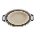 thumbnail image 3 of Staub Ceramic 2-pc Oval Baking Dish Set - Dark Blue, 3 of 6