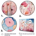 thumbnail image 3 of Designart "Pastel Pastiche in Pink" Abstract Collages Wall Art Print, 3 of 5