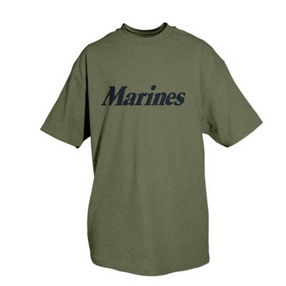 Fox Outdoor  Marines One-Sided Imprinted T-Shirt - Olive Drab - Extra Large