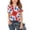E Red, variant on NAISIBABY Girls 4th of July Tee, Crewneck Patriotic Graphic Short Sleeve Kids Casual Fashion T-Shirt Multicolor Size 7-8