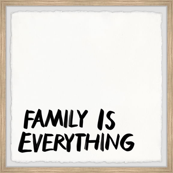 Marmont Hill Family Is Everything V Framed Painting Print