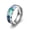 Silver, variant on Mens Stainless Steel Diamond Cut Ring Fashion Jewelry For Men Elegant Ring Durable Everyday Wear Accessory Now
