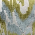 thumbnail image 5 of Plutus Velvet Glamour Blue, Citrine, Cream Handmade Luxury Pillow - Double sided 18" x 18", 5 of 5