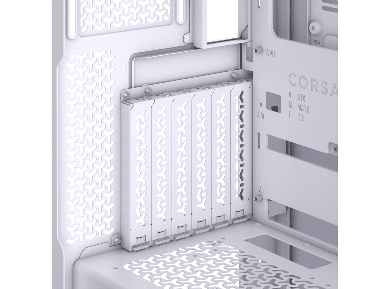 CORSAIR 3500X ARGB Tempered Glass Mid-Tower PC Case, White – 3x Pre-Installed RS120 ARGB Fans – Reverse Connection Motherboard Compatible – Fits up to 10x 120mm Fans