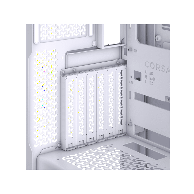 CORSAIR 3500X ARGB Tempered Glass Mid-Tower PC Case, White