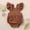 Brown, variant on Dpytoraw Newborn Infant Baby Girls Solid Clothes Fly Sleeve Bodysuit Suspender Romper Baby Girl Bodysuits Size 9-12 Months