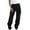 Black, variant on cfhntfmh Cargo Pants for Women Casual High Waisted Trousers with Pockets Fashion Wide Leg Outdoor Hiking Pants