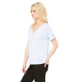 thumbnail image 2 of Women's Flowy Simple V-Neck T-Shirt, 2 of 3