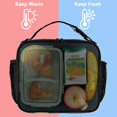 thumbnail image 5 of WOBOGO Jellyfish and Astronaut Tote Lunch Bag High Quality Insulated Aluminium Film For Cold with Adjustable Shoulder Strap 11.2×9.8×3.5in, 5 of 7